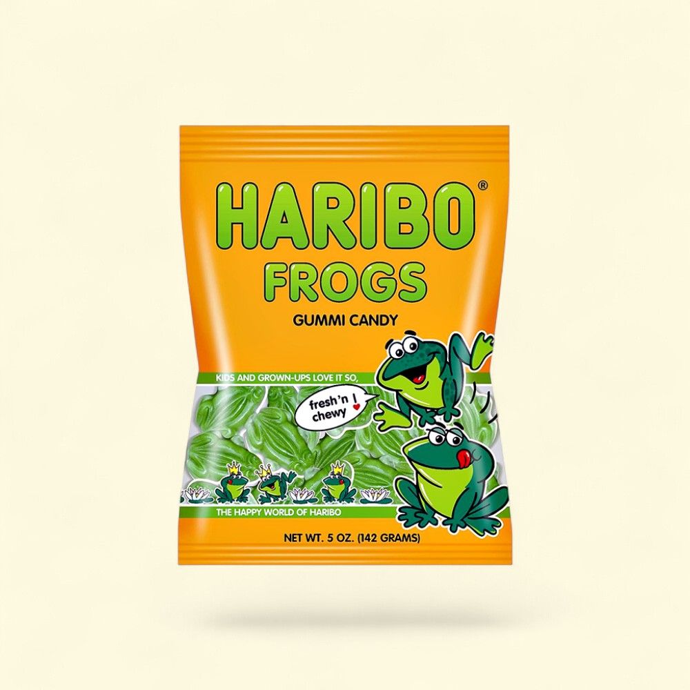 HARIBO Frogs Gummi Candy (5oz) — authentic US product shipped worldwide by Treatspree
