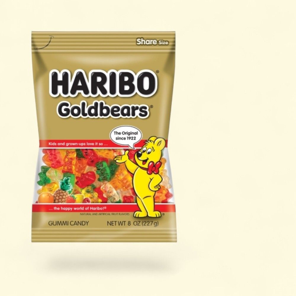 HARIBO Goldbears Gummy Candy 8oz — authentic US product shipped worldwide by Treatspree