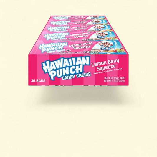 Hawaiian Punch Lemon Berry Squeeze Chews (36 Count) — authentic US product shipped worldwide by Treatspree