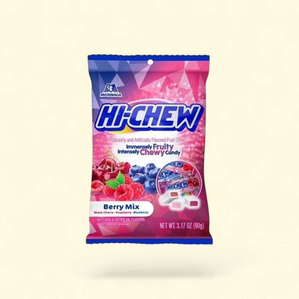 HI-CHEW Berry Mix Fruit Chews - 3.17oz (90g) — authentic US product shipped worldwide by Treatspree
