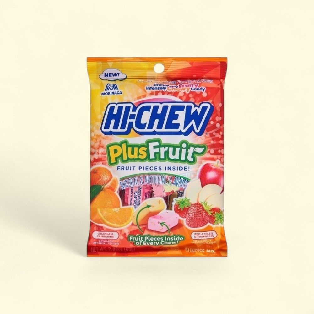 HI-CHEW Fruit Plus Fruit Chews - Assorted Mix 2.82oz — authentic US product shipped worldwide by Treatspree
