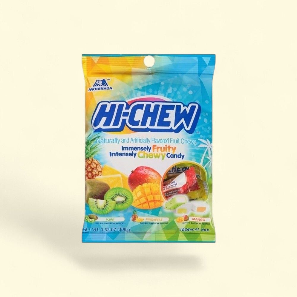 Hi-Chew Tropical Mix Fruit Chews, 3.53 oz — authentic US product shipped worldwide by Treatspree