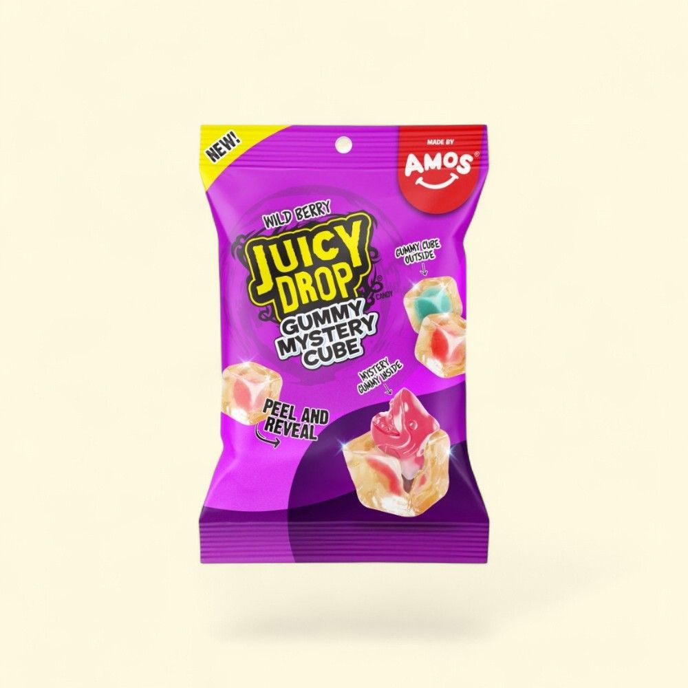 Juicy Drop Wild Berry Gummy Mystery Cube - 5oz — authentic US product shipped worldwide by Treatspree