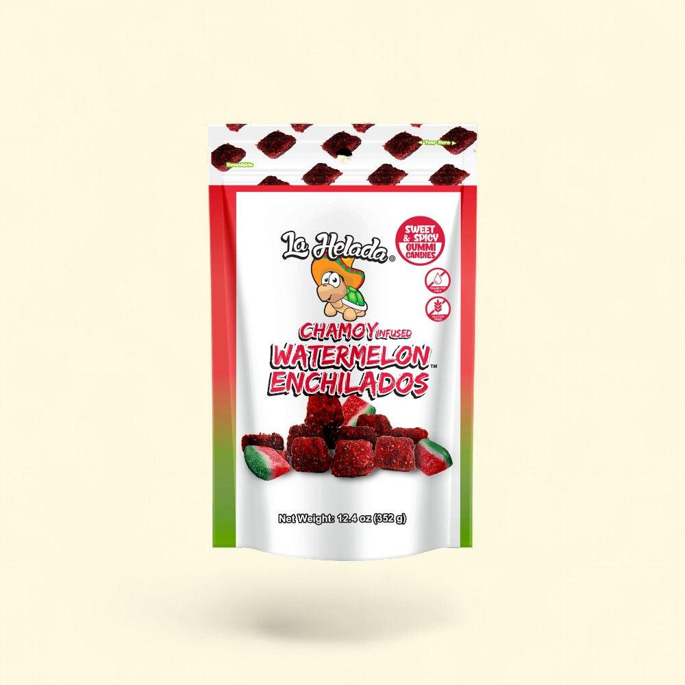 La Helada Gummy Watermelon Enchilados Candy, 12.4 oz — authentic US product shipped worldwide by Treatspree