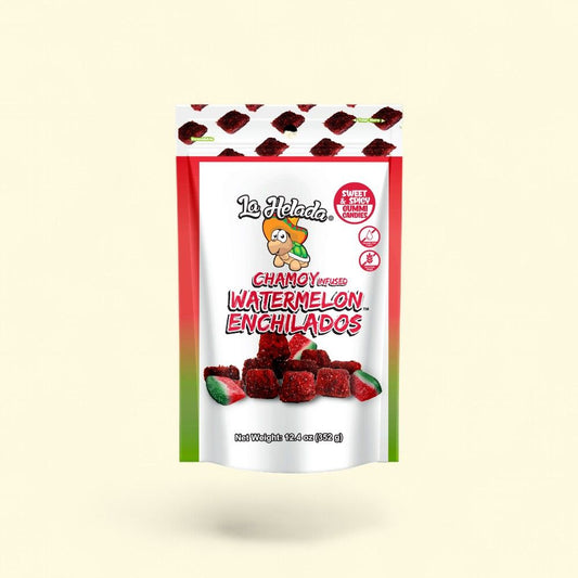 La Helada Gummy Watermelon Enchilados Candy, 12.4 oz — authentic US product shipped worldwide by Treatspree