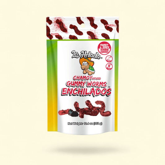 La Helada Enchilados Gummy Worms - Spicy Mexican Candy 12.4oz — authentic US product shipped worldwide by Treatspree