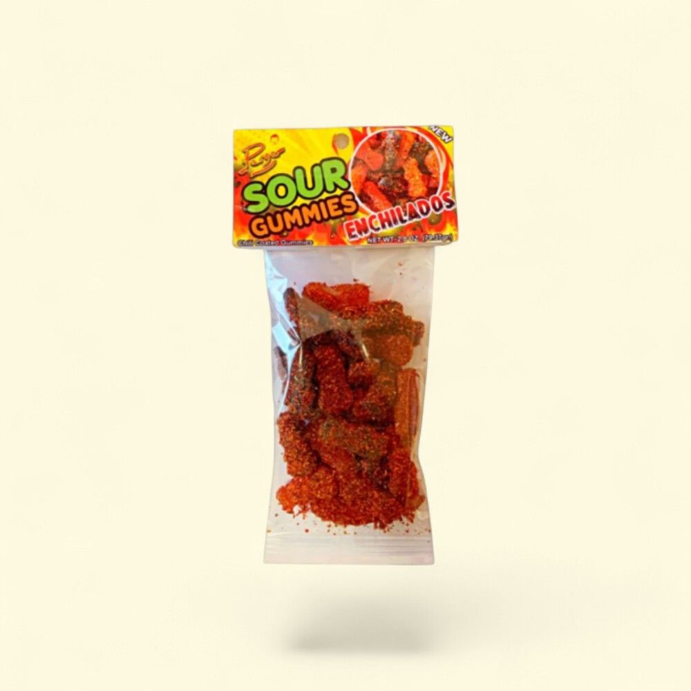 Parga Enchilados Sour Gummies - Spicy & Tangy Candy (2.8 oz) — authentic US product shipped worldwide by Treatspree