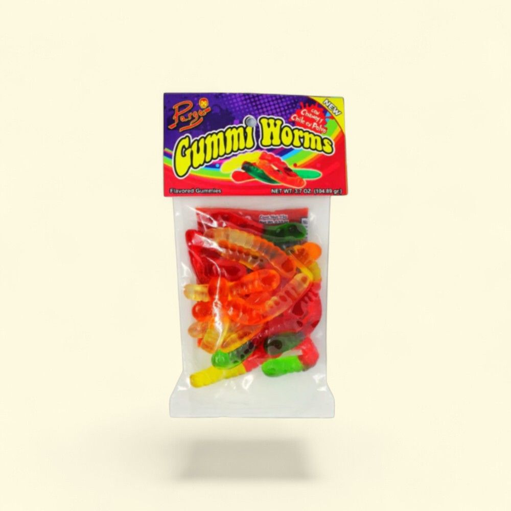 Parga Gummi Worms Flavored Gummies 3.7 oz — authentic US product shipped worldwide by Treatspree