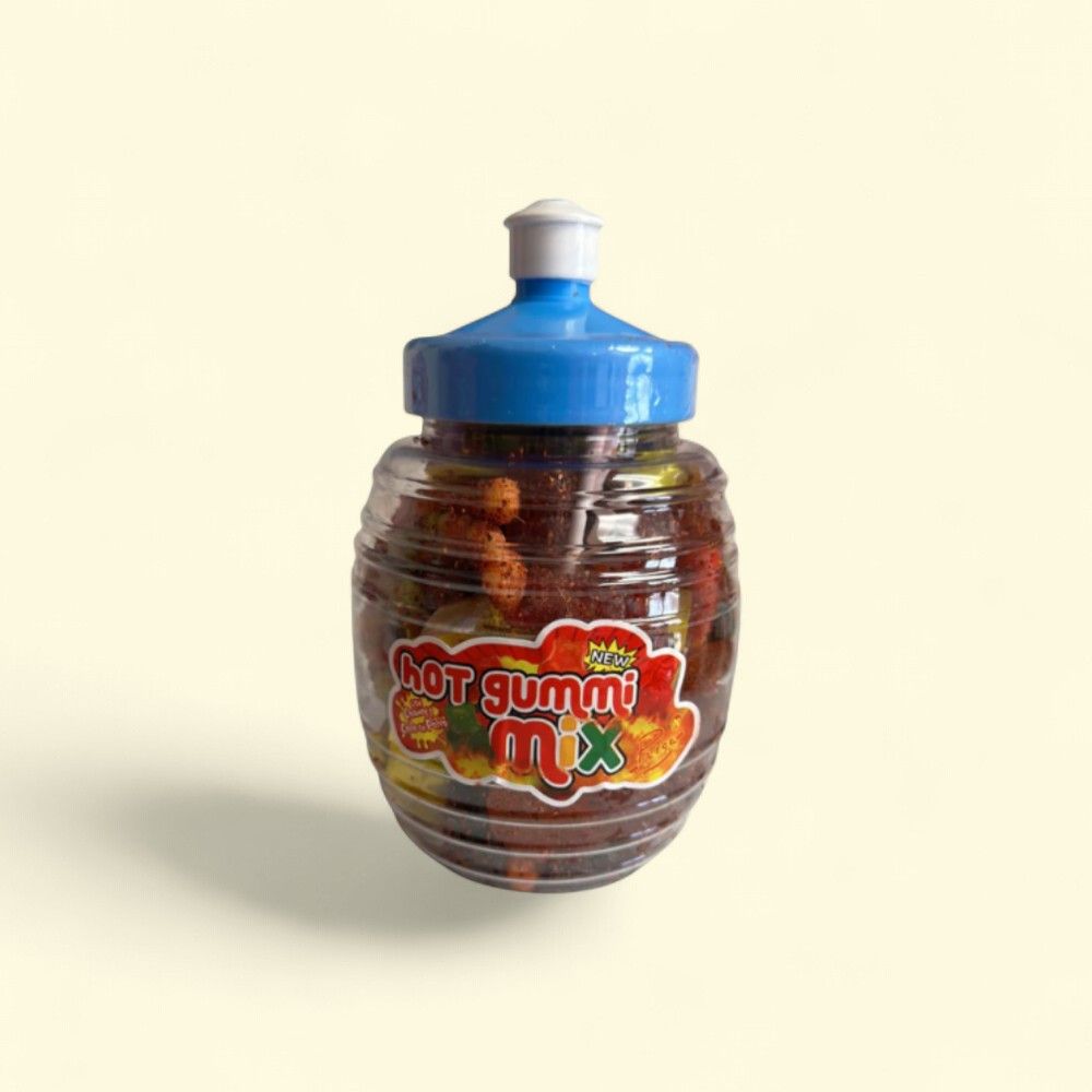 Parga Hot Gummi Mix Candy Jar, 16oz — authentic US product shipped worldwide by Treatspree
