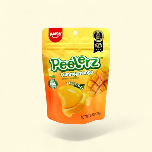 Peelerz Gummy Mango Candy - Stand Up Bag 6oz — authentic US product shipped worldwide by Treatspree
