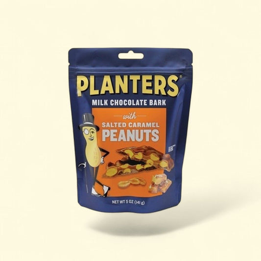 Planters Salted Caramel Milk Chocolate Peanut Bark — authentic US product shipped worldwide by Treatspree