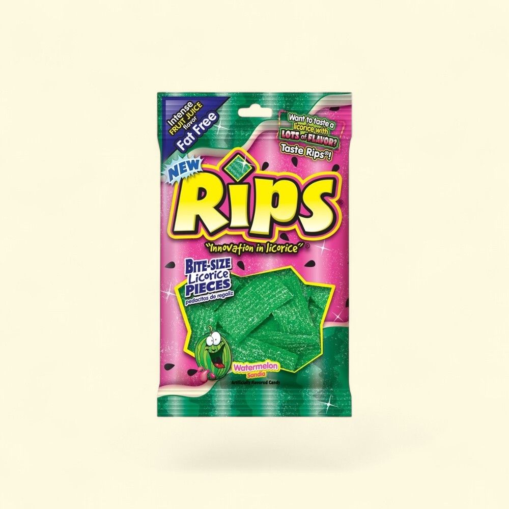 Rips Watermelon Bite-Size Pieces Peg Bag, 4 oz — authentic US product shipped worldwide by Treatspree