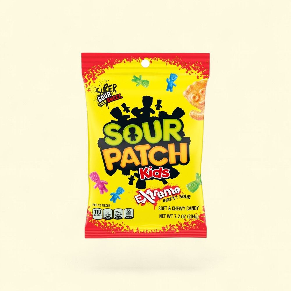 Sour Patch Kids Extreme Soft Candy, 7.2oz — authentic US product shipped worldwide by Treatspree