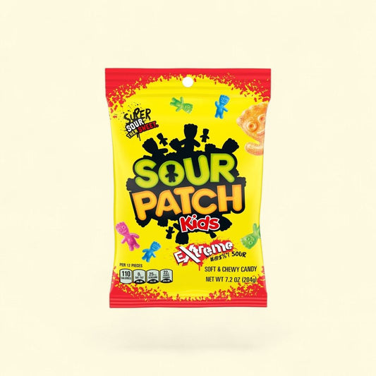 Sour Patch Kids Extreme Soft Candy, 7.2oz — authentic US product shipped worldwide by Treatspree
