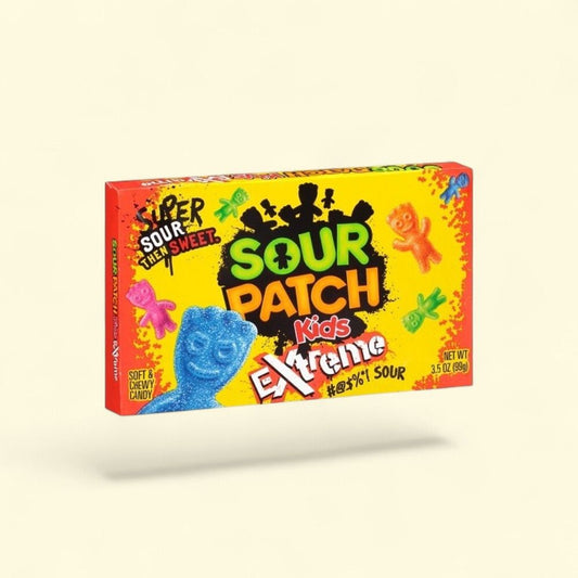 Sour Patch Kids Extreme Theater Box 3.5oz — authentic US product shipped worldwide by Treatspree