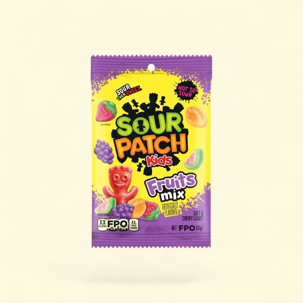 Sour Patch Kids Mixed Fruit Soft & Chewy Candy, 7.35oz Bag — authentic US product shipped worldwide by Treatspree