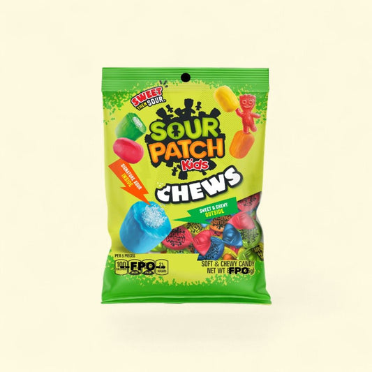 Sour Patch Kids Sour Sweet Chewy Candy - 8.12oz — authentic US product shipped worldwide by Treatspree