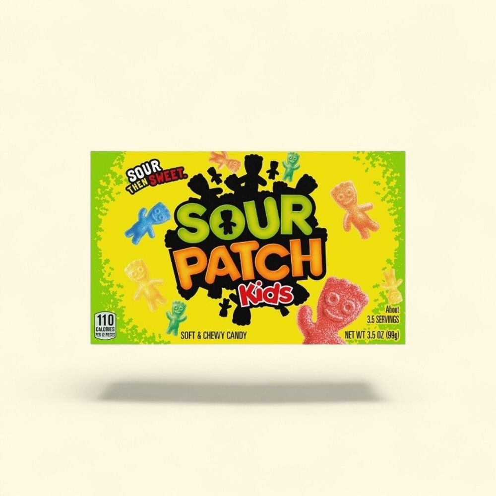 Sour Patch Kids Assorted Soft Candy Theater Box — authentic US product shipped worldwide by Treatspree