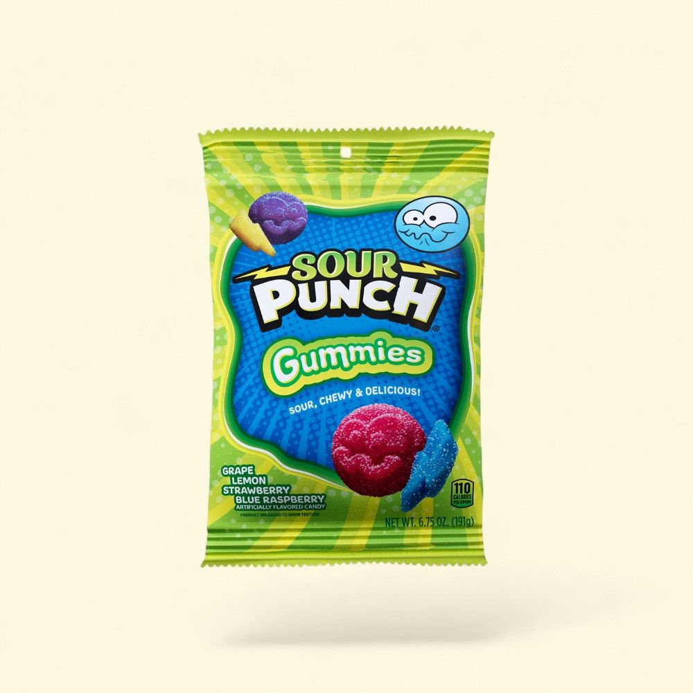 Sour Punch Assorted Gummies Candy, 6.75oz — authentic US product shipped worldwide by Treatspree
