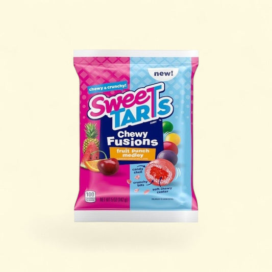 SweeTARTS Chewy Fusions Fruit Punch Medley Candy 5oz — authentic US product shipped worldwide by Treatspree