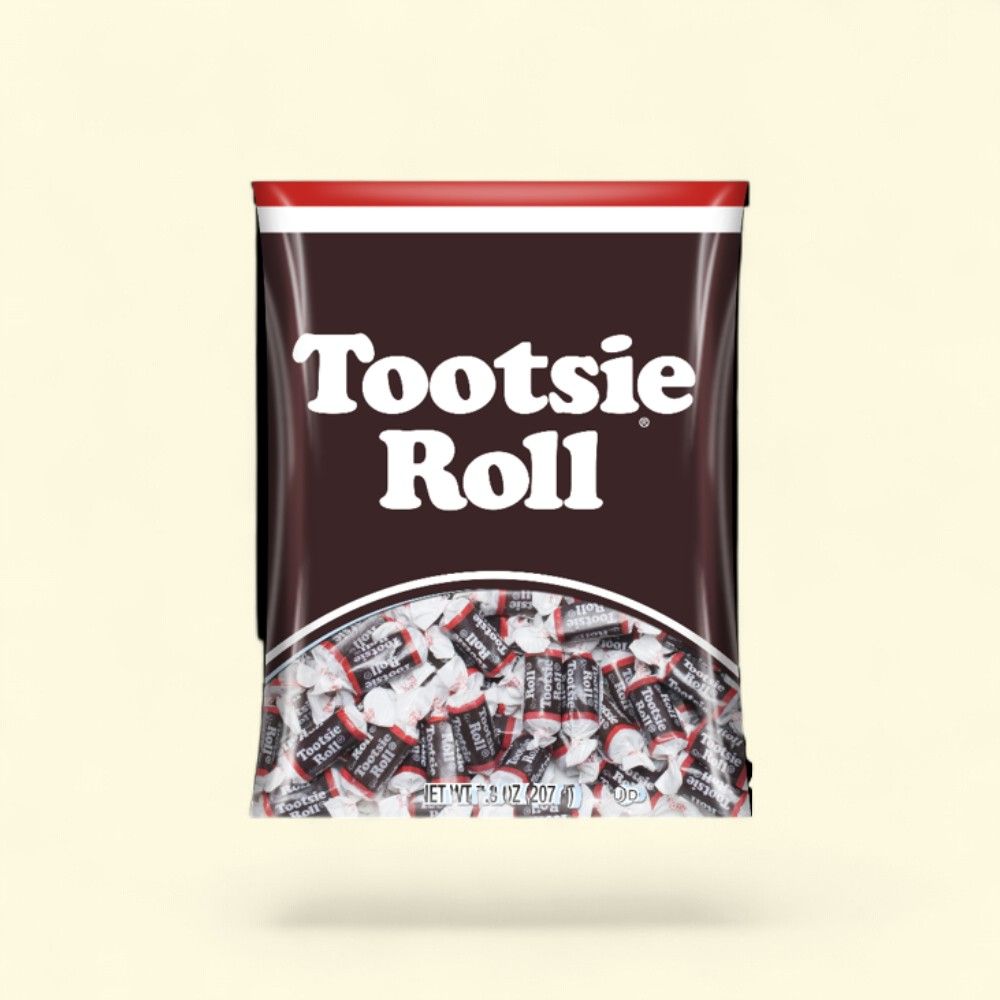 Tootsie Roll Candy Peg Bag, 7.3 oz — authentic US product shipped worldwide by Treatspree