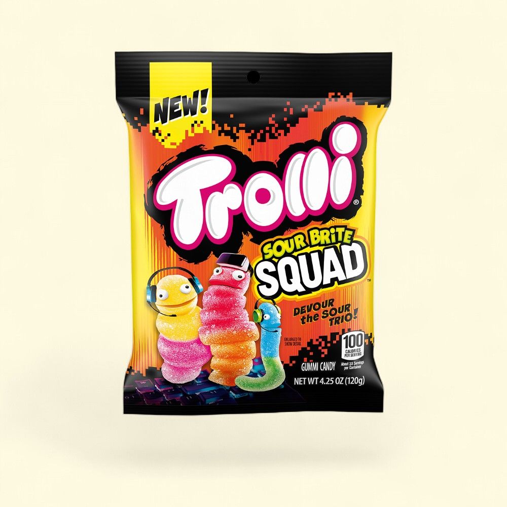 Trolli Sour Brite Squad Gummy Candy - 4.25oz — authentic US product shipped worldwide by Treatspree