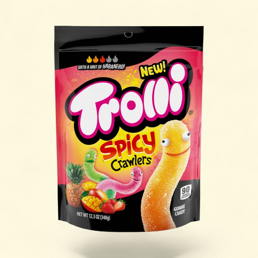 Trolli Spicy Crawlers Gummy Candy 12.3oz — authentic US product shipped worldwide by Treatspree