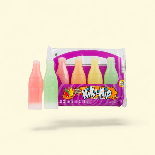 Charms Nik-L-Nip Original Wax Bottles Candy (4-Pack of 18ct) — authentic US product shipped worldwide by Treatspree