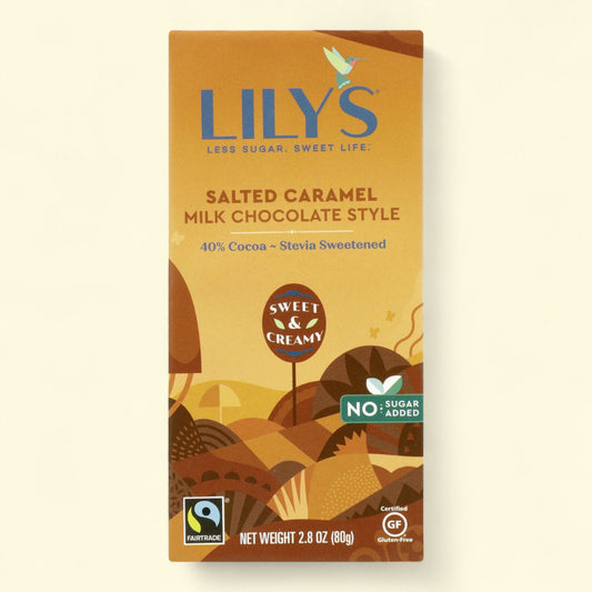 Lily's Salted Caramel Milk Chocolate Style Bar, 2.8 oz