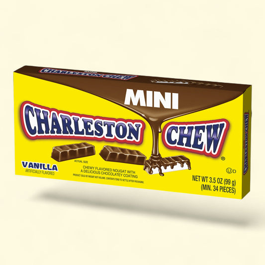 Charleston Mini Chews Chocolate Covered Vanilla Candy, 3.5 oz