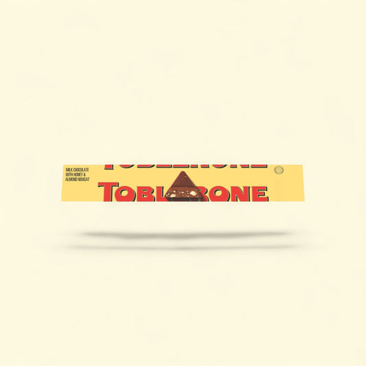 Toblerone Milk Chocolate Bar, 3.52 oz — authentic US product shipped worldwide by Treatspree