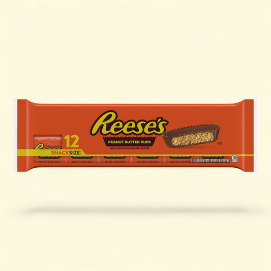 REESE'S Milk Chocolate Peanut Butter Cup, 6.6 oz 12-Pack