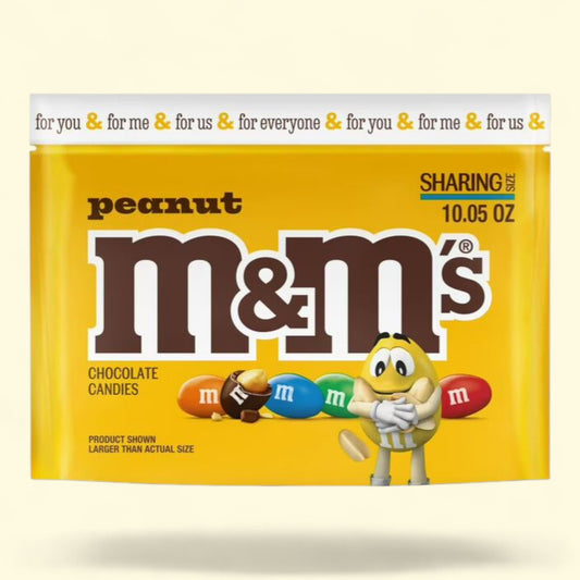 M&M's Peanut Milk Chocolate Candy, 10.05 oz