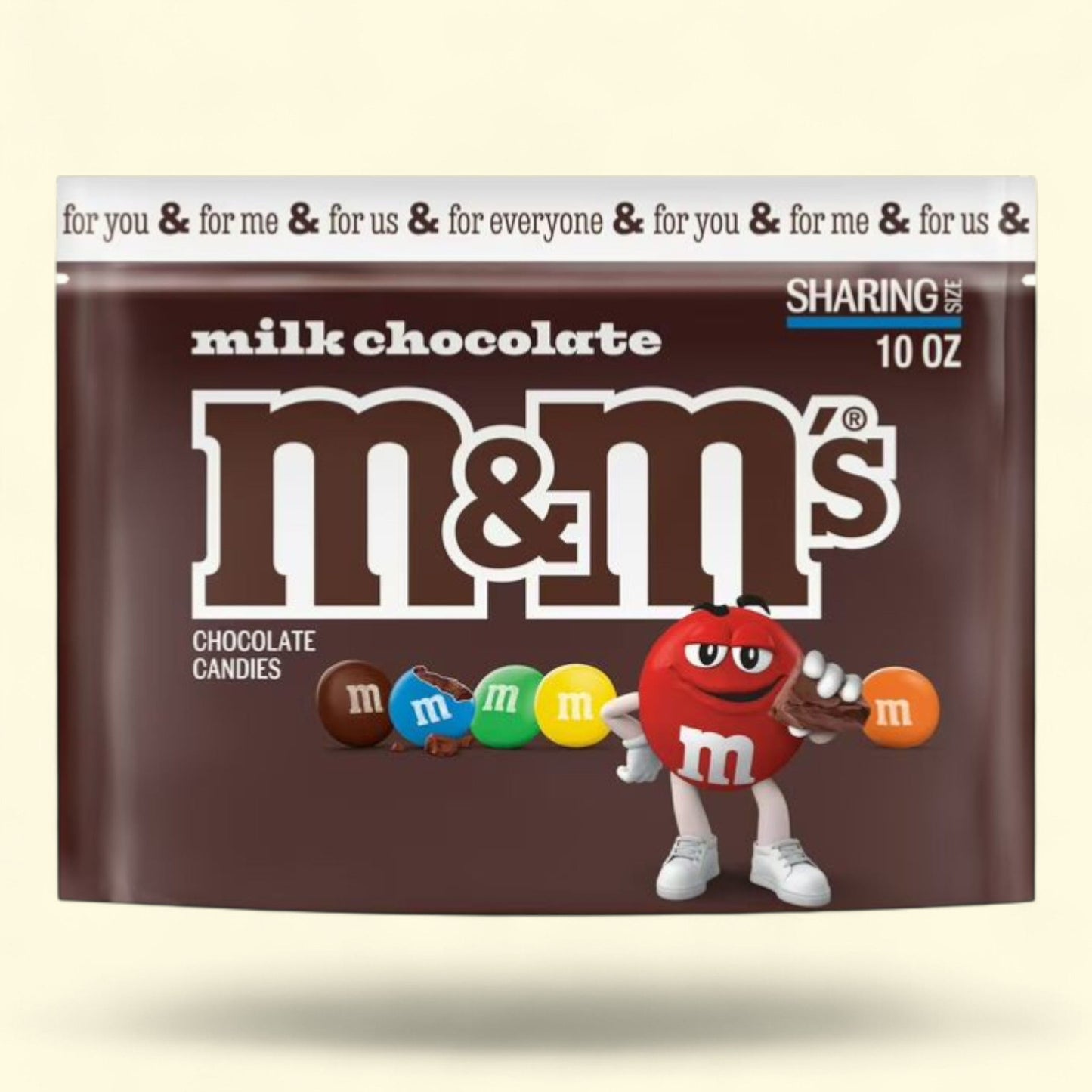 M&M's Milk Chocolate Candy, Sharing Size 10 oz