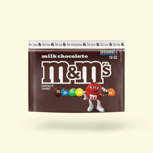 M&M's Milk Chocolate Candy, Sharing Size 10 oz — authentic US product shipped worldwide by Treatspree