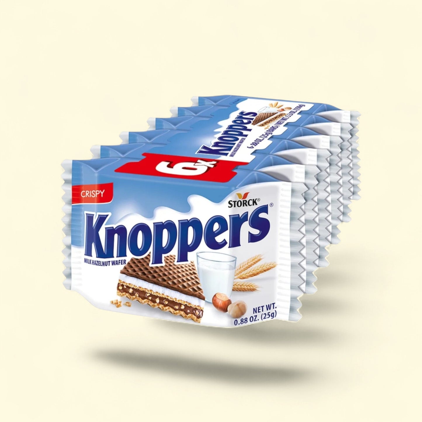 Knoppers Milk Hazelnut Candy Bar, 5.28 oz — authentic US product shipped worldwide by Treatspree