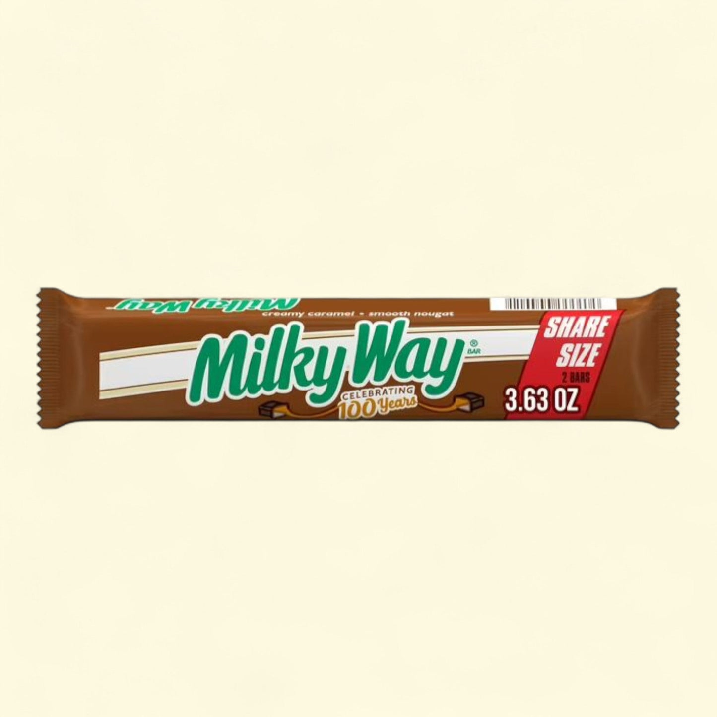 Milky Way Candy Milk Chocolate Bar, 3.63 oz