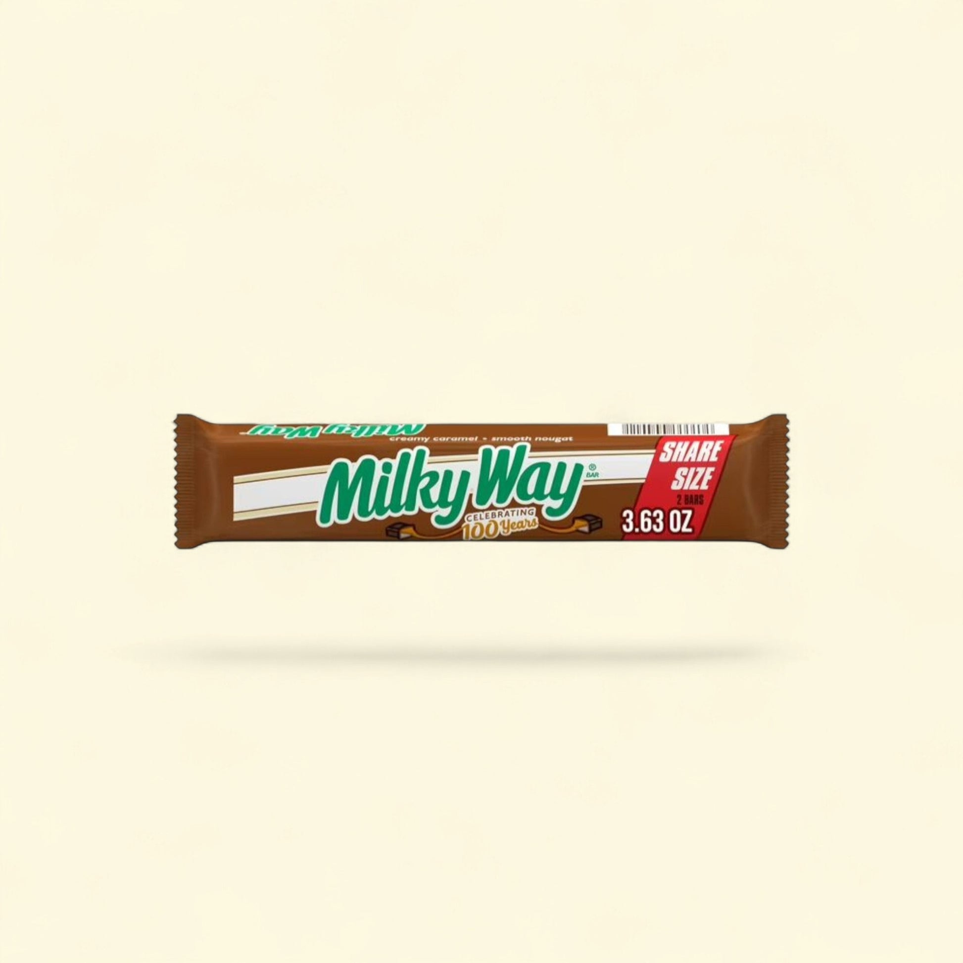 Milky Way Candy Milk Chocolate Bar, 3.63 oz — authentic US product shipped worldwide by Treatspree
