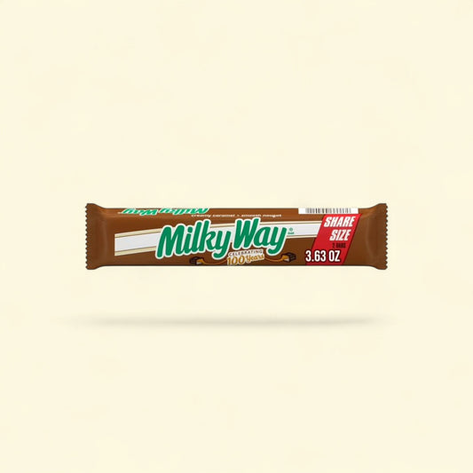 Milky Way Candy Milk Chocolate Bar, 3.63 oz — authentic US product shipped worldwide by Treatspree
