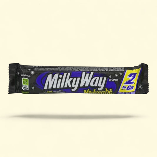 Milky Way Candy Midnight Dark Chocolate Bar, Share Size 2.83 oz