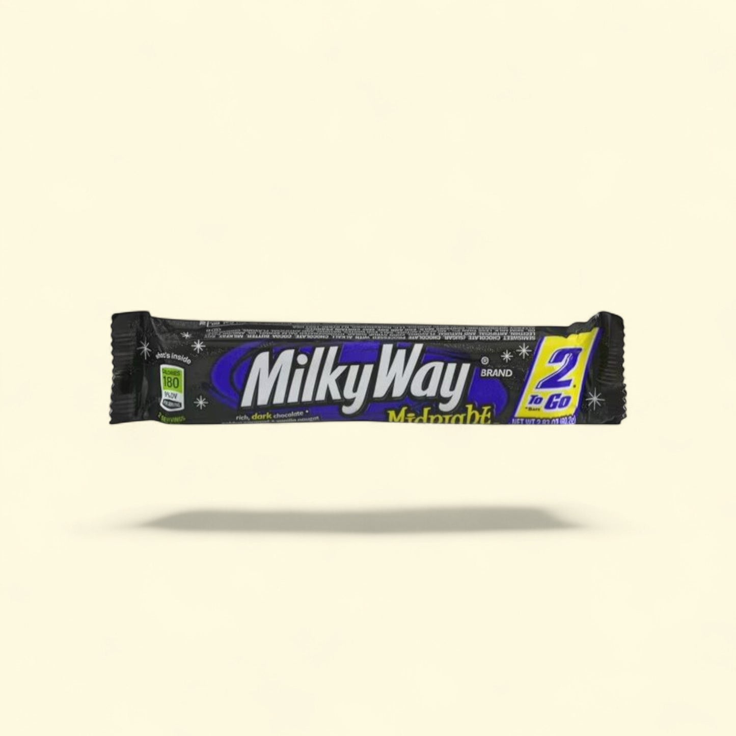 Milky Way Candy Midnight Dark Chocolate Bar, Share Size 2.83 oz — authentic US product shipped worldwide by Treatspree