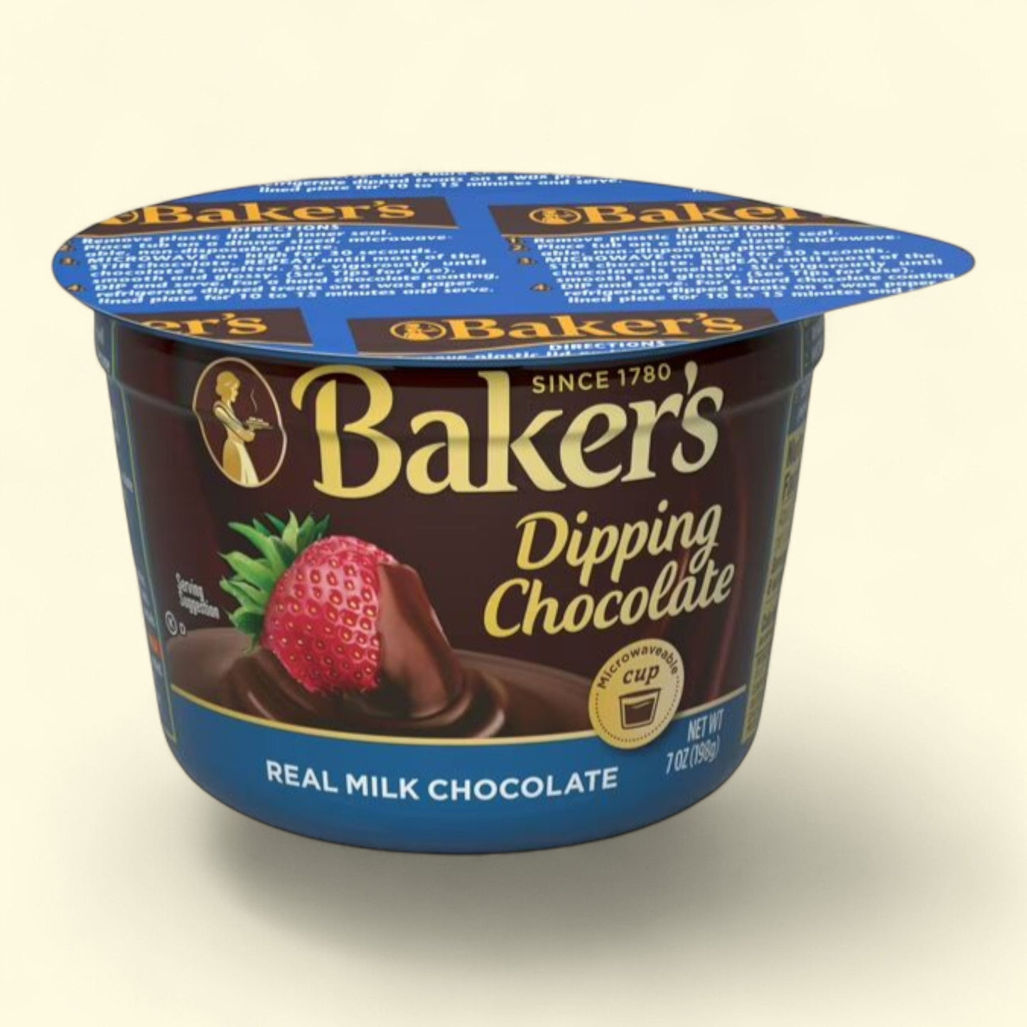 Baker's Real Milk Dipping Chocolate, 7 oz