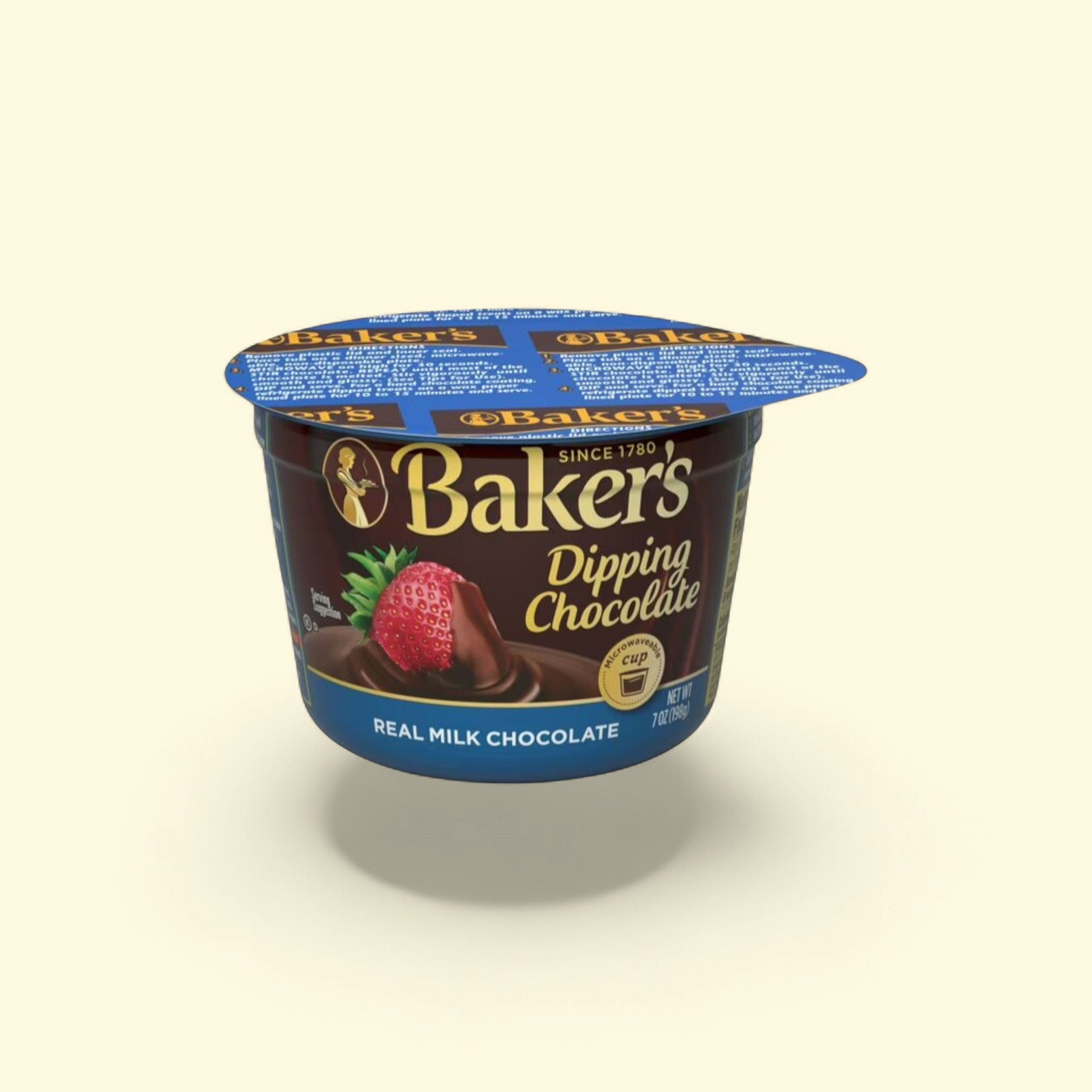 Baker's Real Milk Dipping Chocolate, 7 oz — authentic US product shipped worldwide by Treatspree