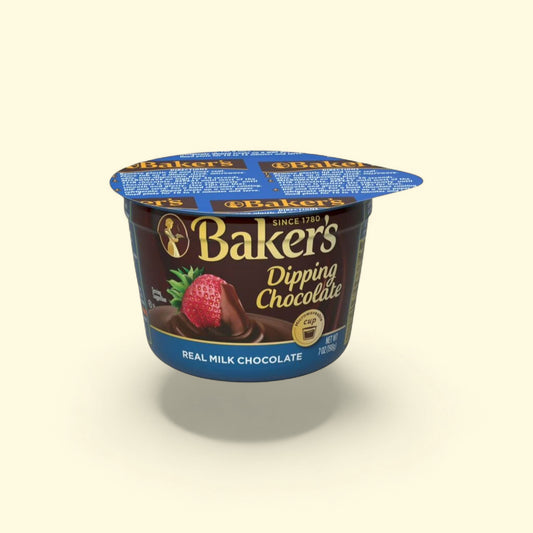 Baker's Real Milk Dipping Chocolate, 7 oz — authentic US product shipped worldwide by Treatspree