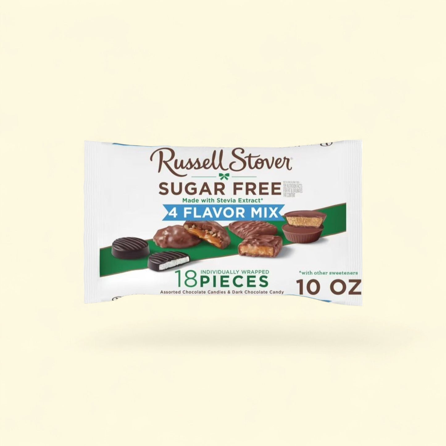 Russell Stover Sugar Free Assorted Chocolate Candy Mix, 10 oz. — authentic US product shipped worldwide by Treatspree