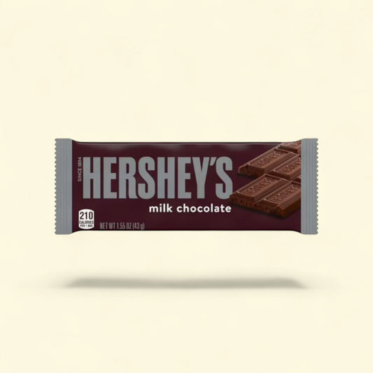 Hershey's Milk Chocolate Candy, Bar 1.55 oz — authentic US product shipped worldwide by Treatspree