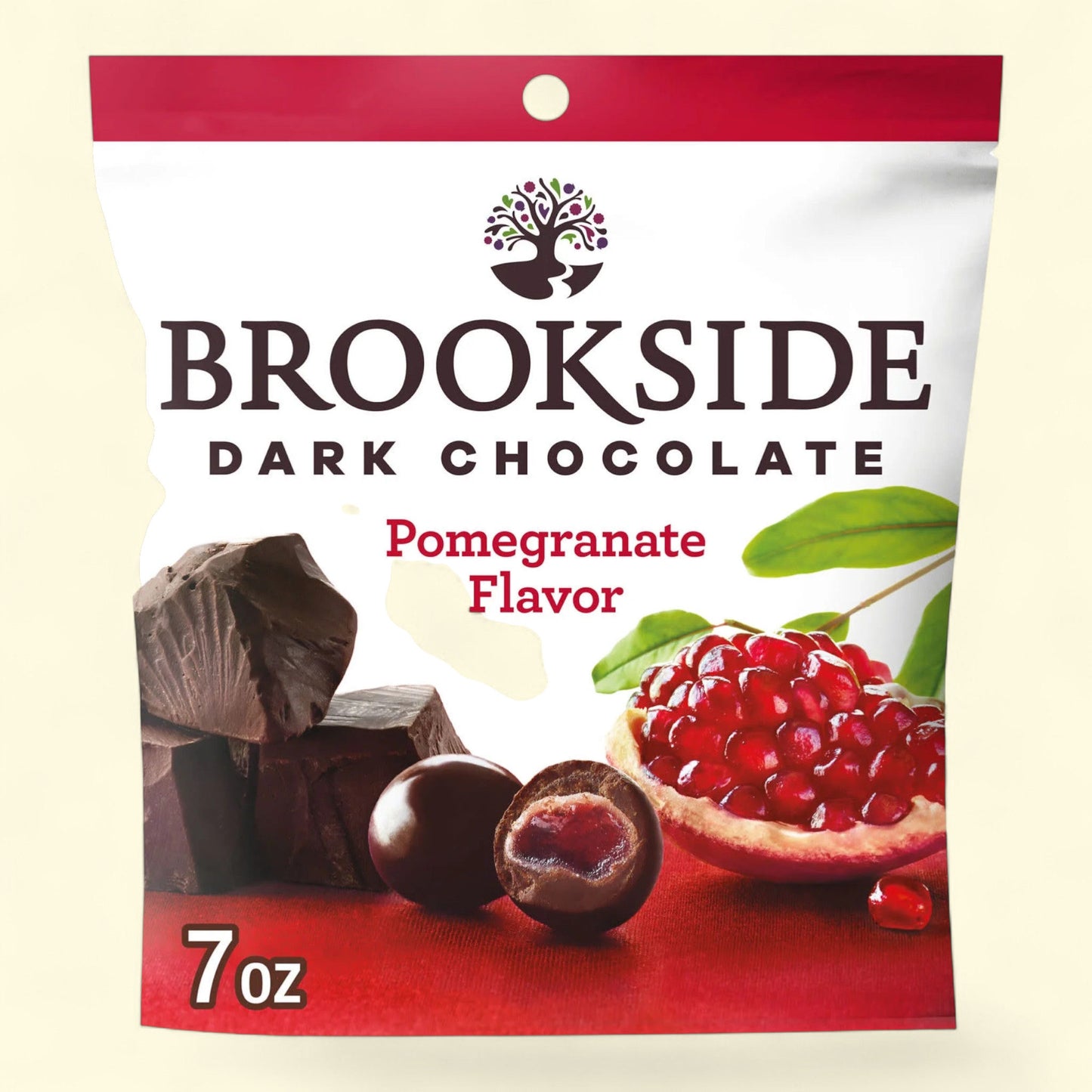 Brookside Dark Chocolate and Pomegranate Flavored Snacking Chocolate, 7 oz