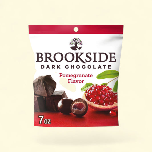 Brookside Dark Chocolate and Pomegranate Flavored Snacking Chocolat... — authentic US product shipped worldwide by Treatspree