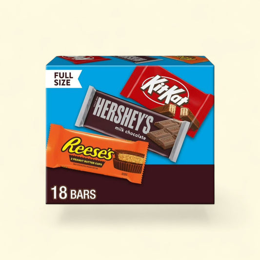 Hershey's, Kit Kat and Reese's Milk Chocolate Candy, Variety Box 27... — authentic US product shipped worldwide by Treatspree