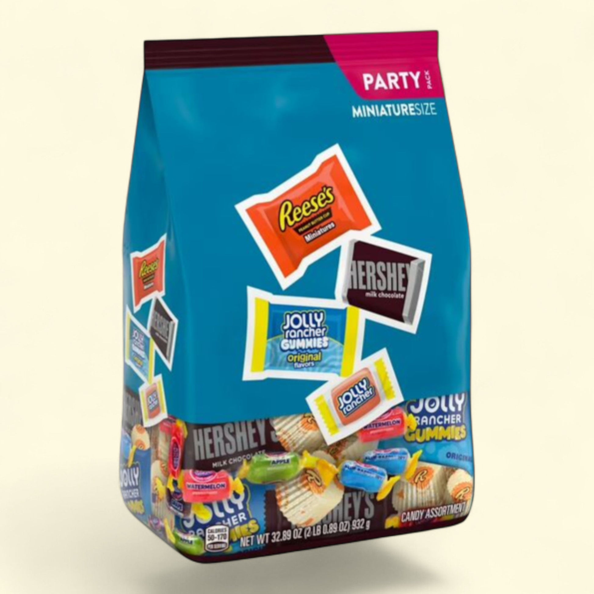 Assortiment de bonbons aux saveurs variées Hershey's, Jolly Rancher et Reese's, 930 g